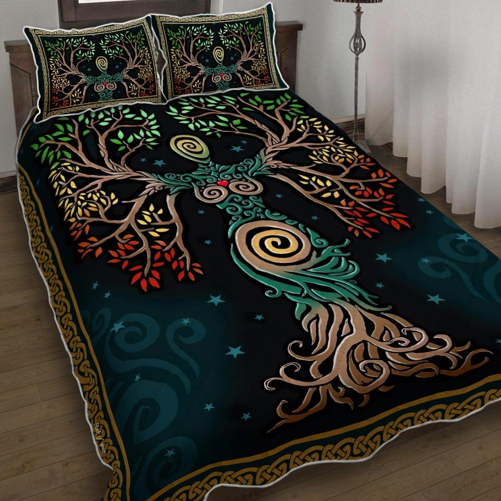 Tree Of Life Quilt Bedding Set