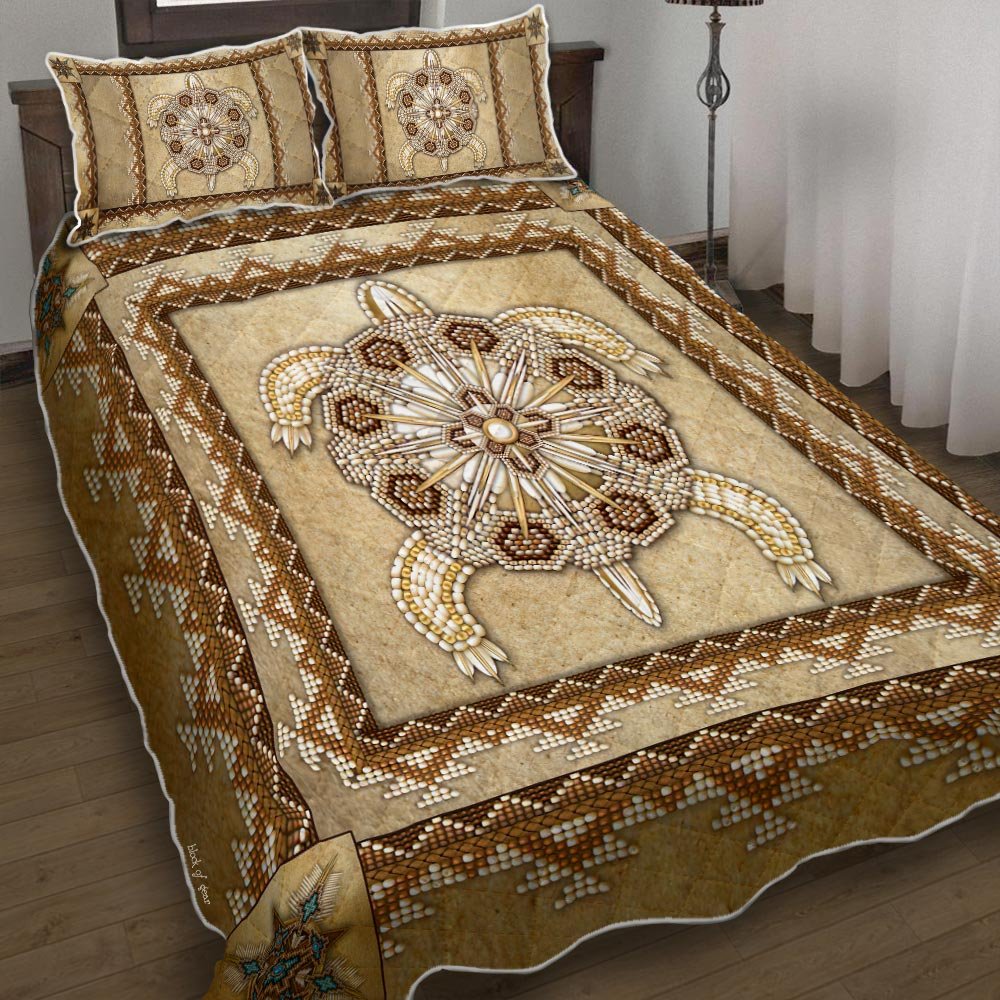 Turtle Quilt Native American Turtle Quilt Bedding Set