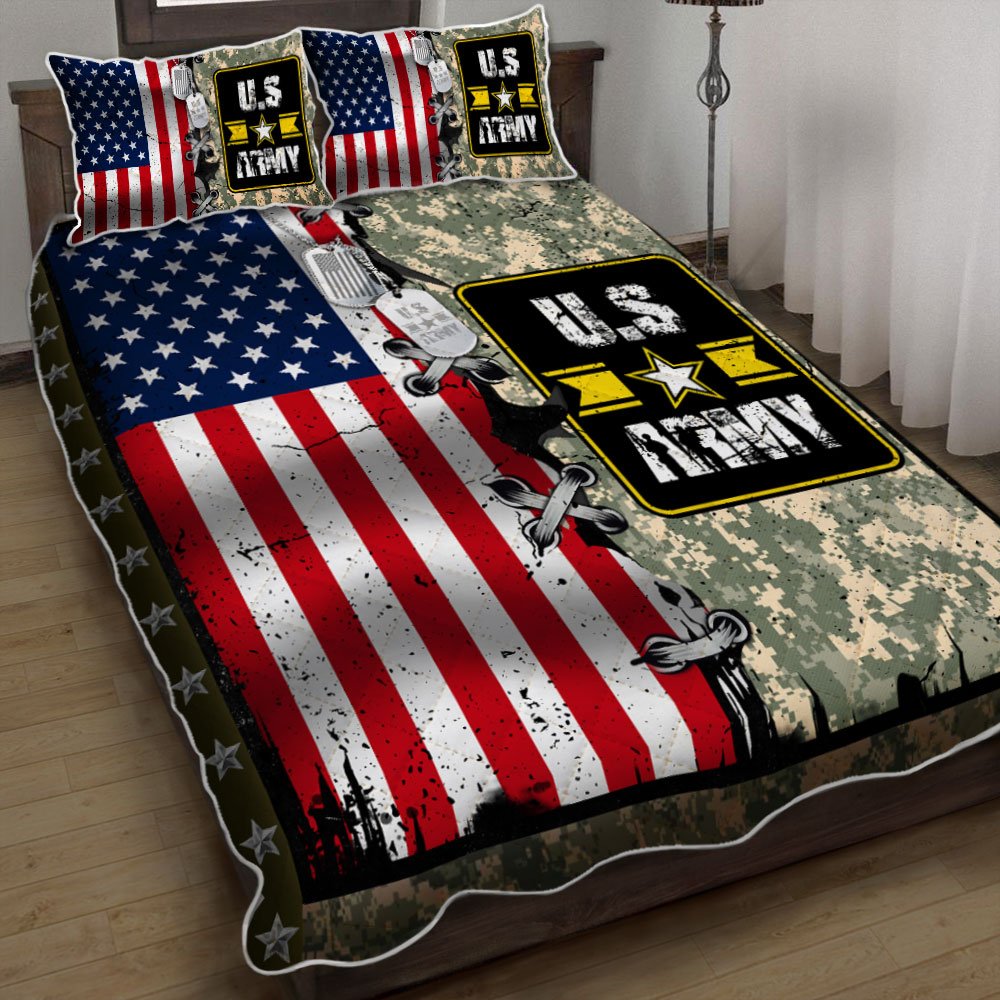 Us Army Quilt Bedding Set Qnn314qsa