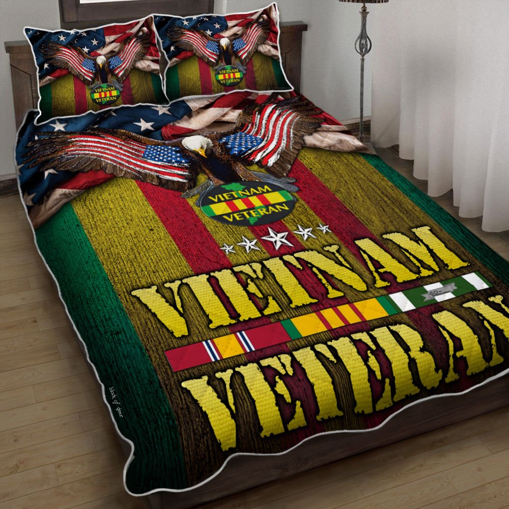 Vietnam Veteran Quilt Bedding Set-3ckh9