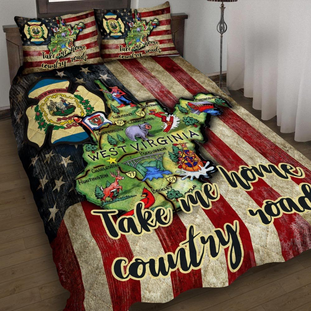 West Virginia Quilt Bedding Set