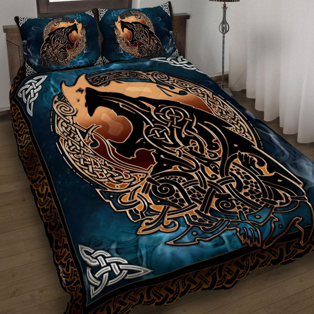 Wolf Viking Quilt Bedding Set-ww6bt