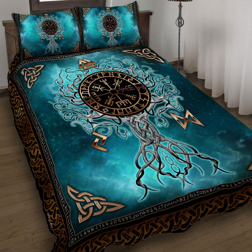 Yggdrasil Viking Quilt Bedding Set