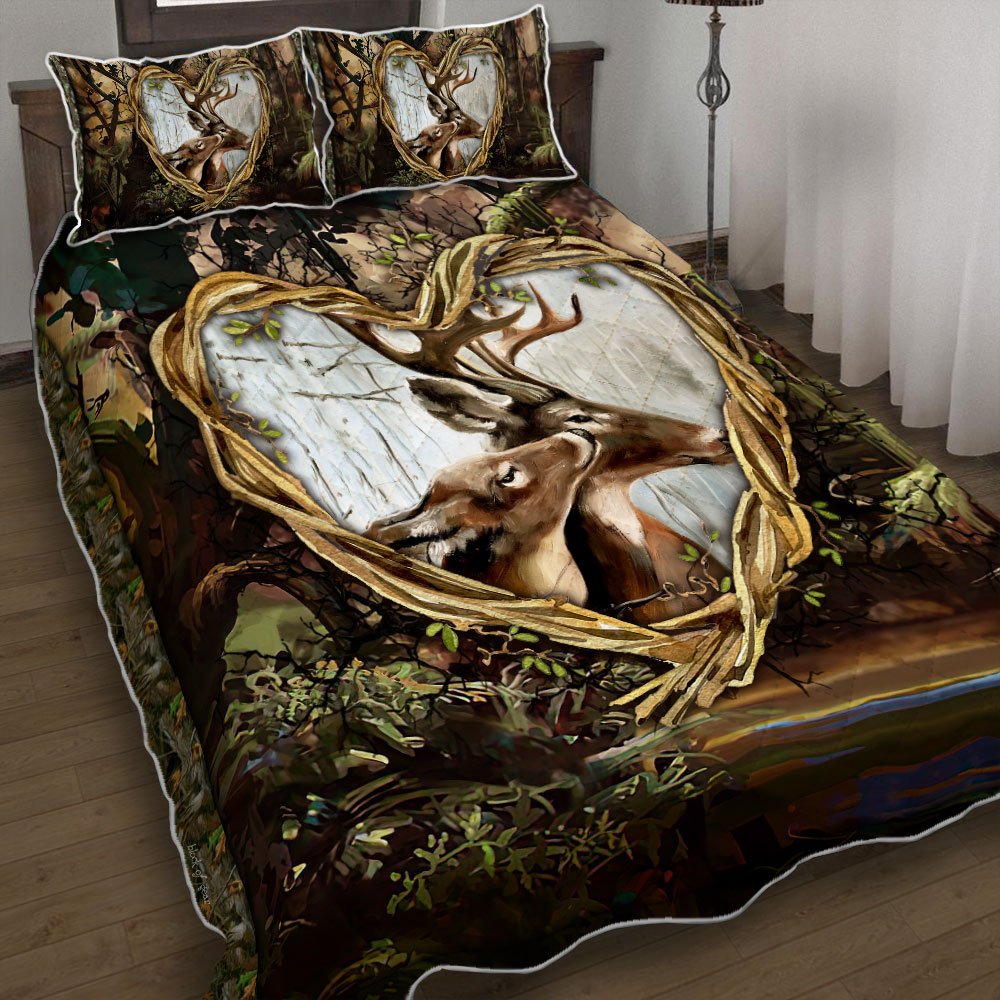 You Me We Got This Deer Hunting Quilt Bedding Set