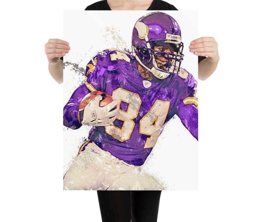 Randy Moss Minnesota Vikings Poster Print-gallery Canvas Wrap 2