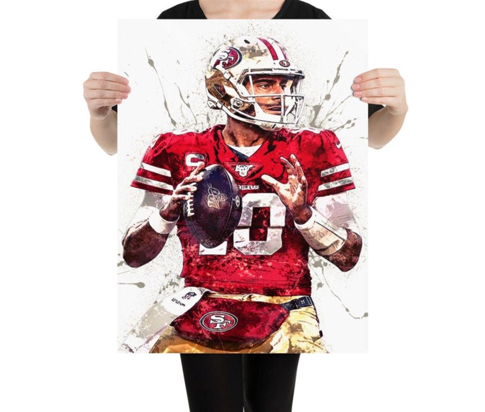 Jimmy Garoppolo Poster San Francisco 49ers Canvas Wrap Man 2