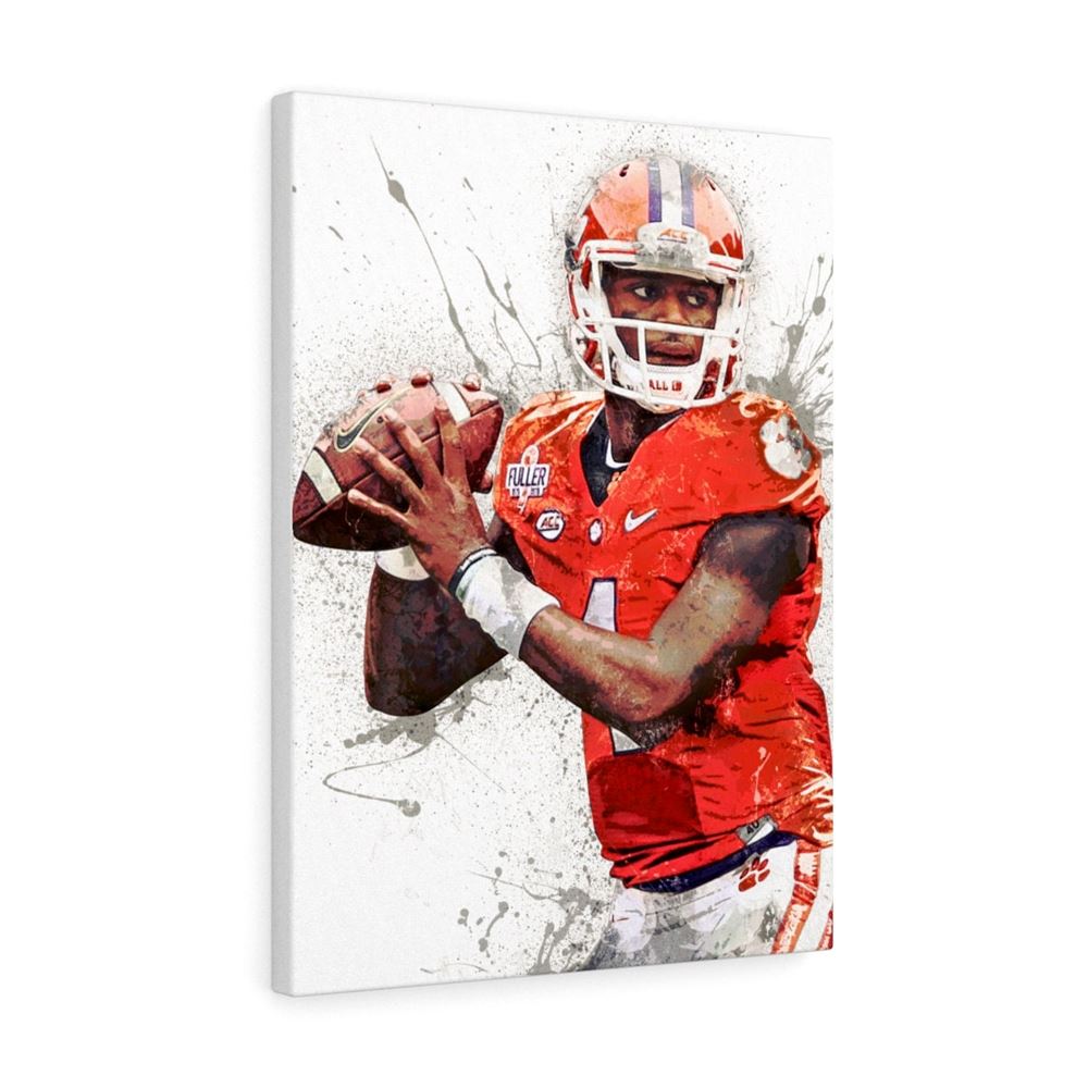 Deshaun Watson Poster Clemson Tigers Gallery Canvas Wrap 2