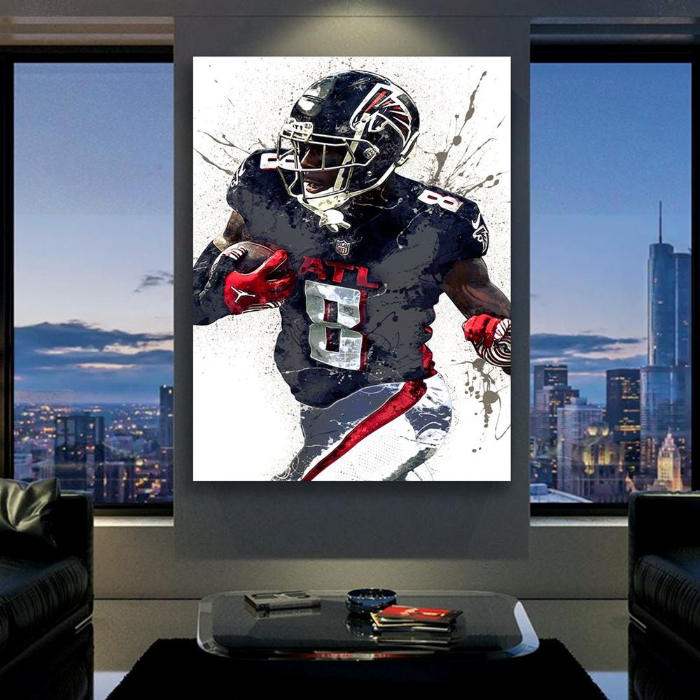 Kyle Pitts Poster Atlanta Falcons Canvas Wrap Man Cave 2