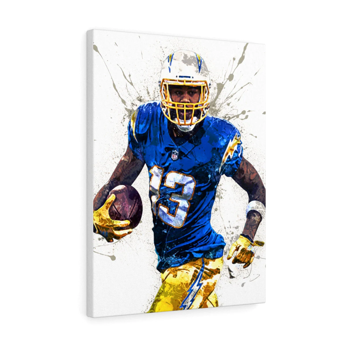 Keenan Allen Poster Los Angeles Chargers Canvas Wrap Man 2