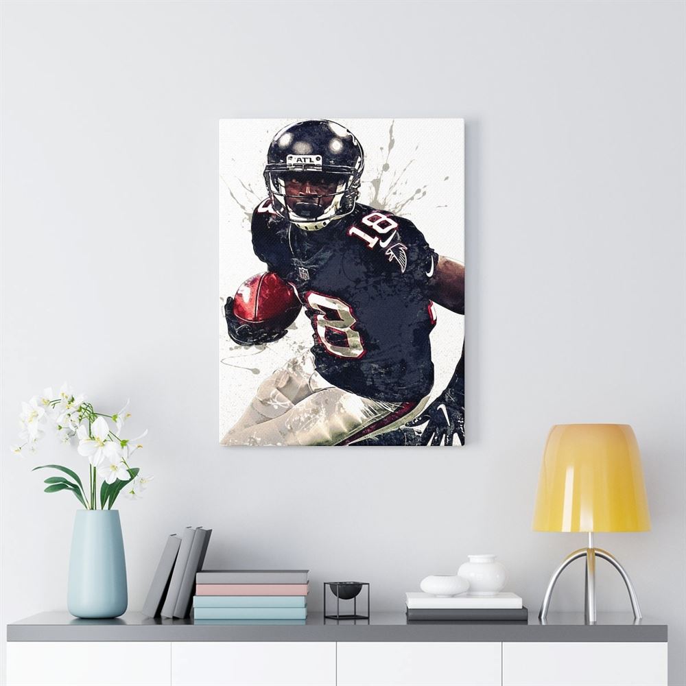 Calvin Ridley Poster Atlanta Falcons Canvas Wrap Man 2