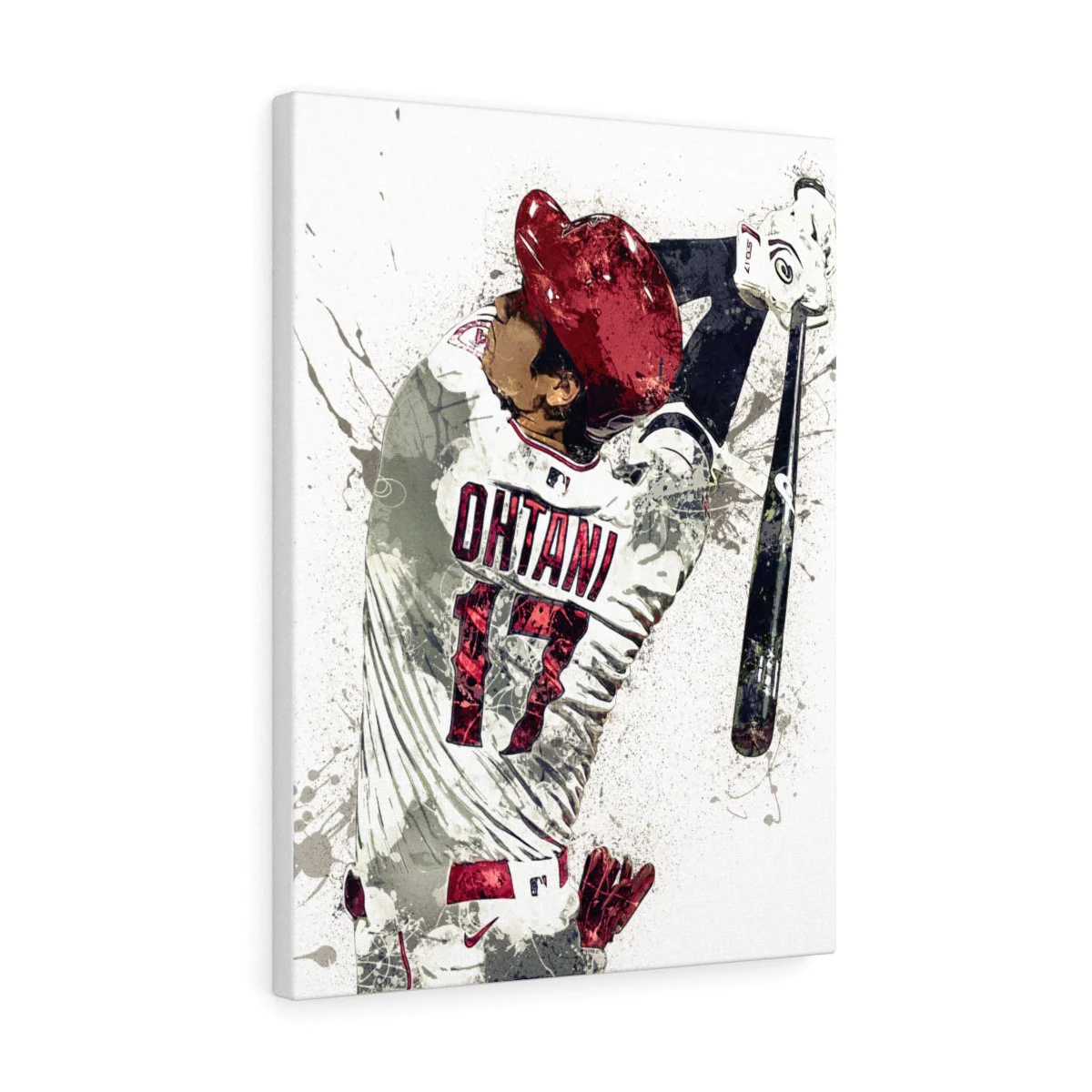 Shohei Ohtani Poster Los Angeles Angels Canvas Wrap Man 2