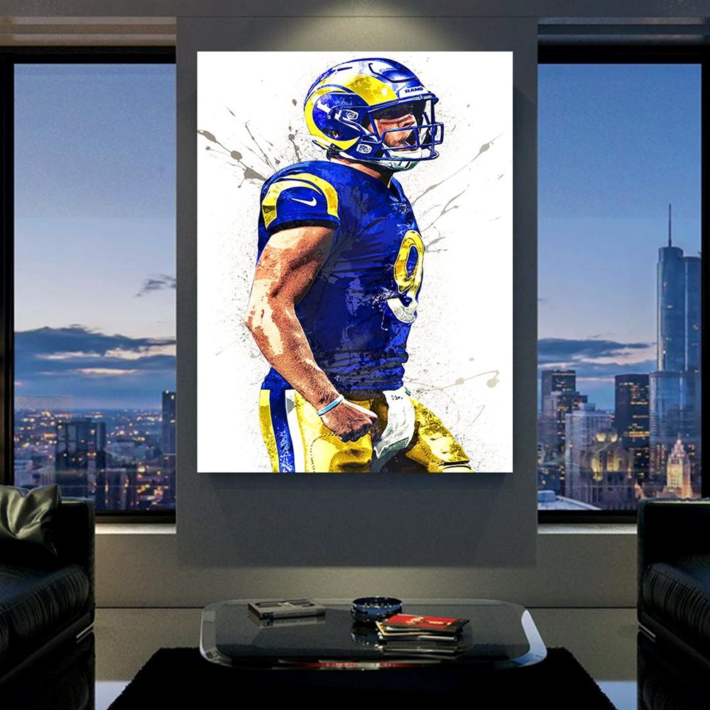 Matthew Stafford Poster Los Angeles Rams Canvas Wrap Kids 2