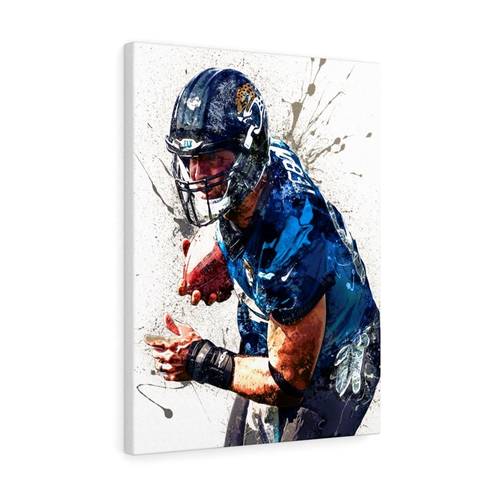 Tim Tebow Poster Jacksonville Jaguars Canvas Wrap Man Cave 2