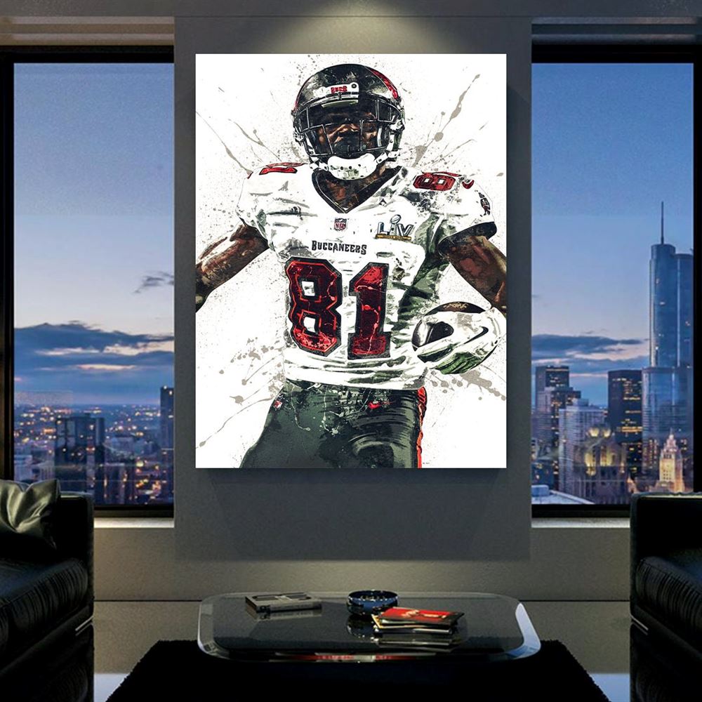 Antonio Brown Poster Tampa Bay Buccaneers Canvas Wrap Fine 2