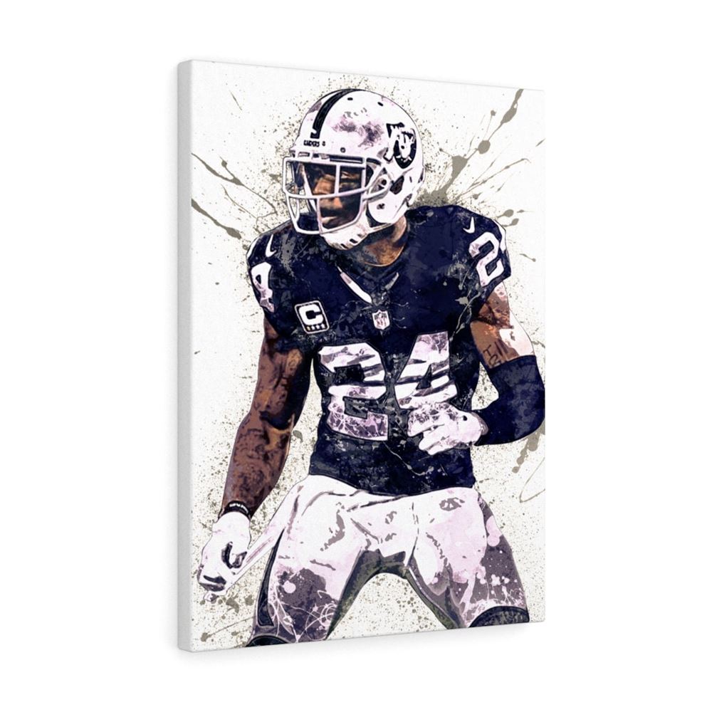 Charles Woodson Poster Las Vegas Raiders Canvas Wrap Kids 2