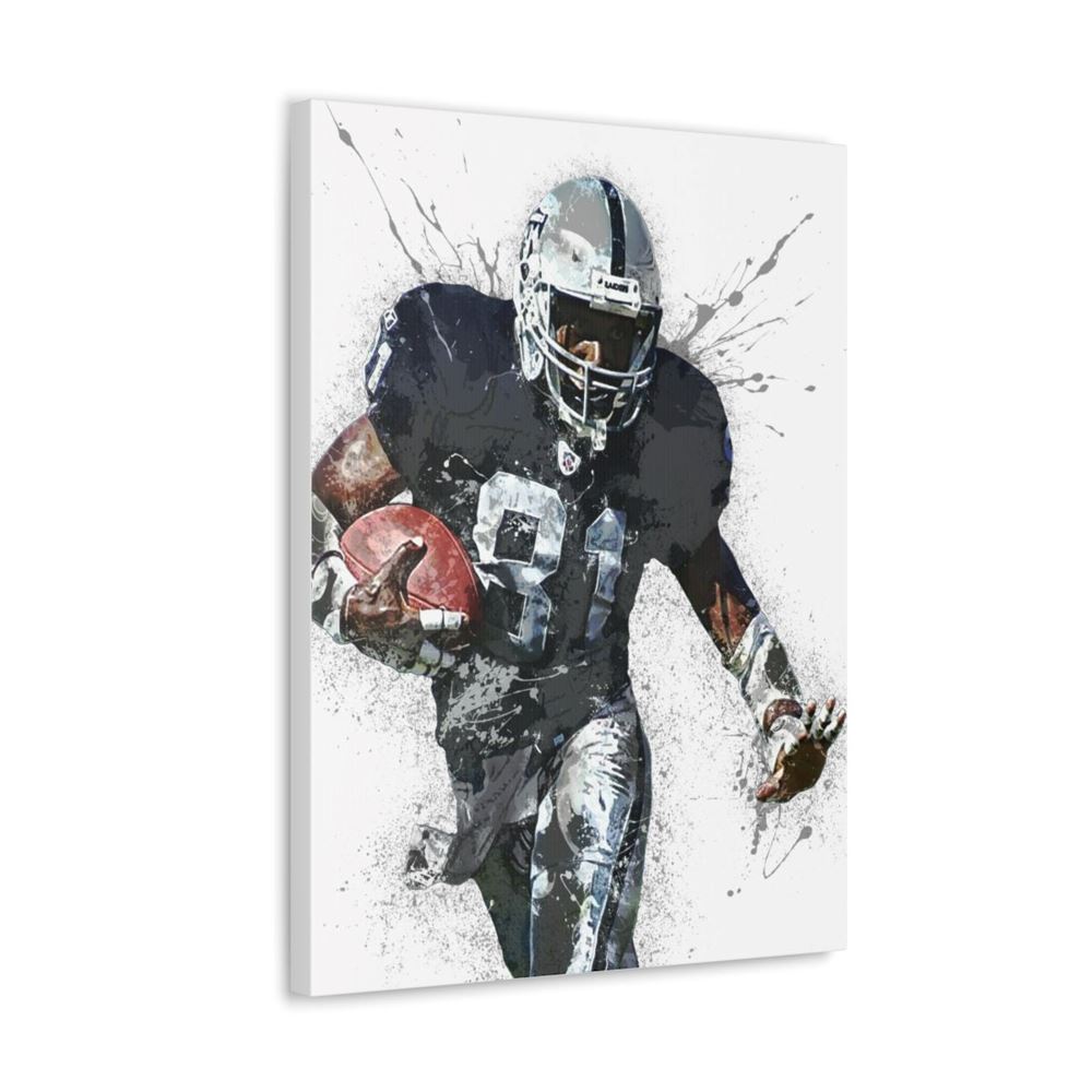 Tim Brown Poster Las Vegas Raiders Canvas Wrap Kids Room 2