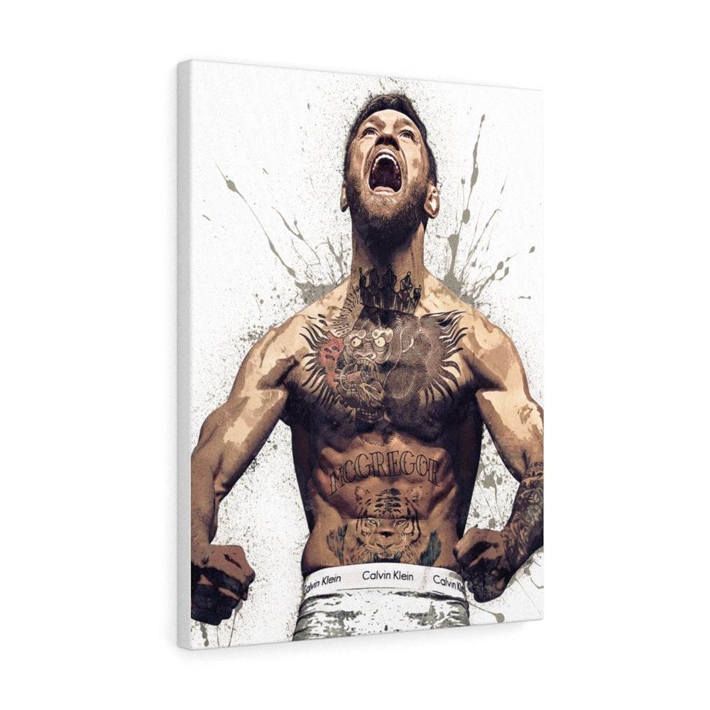 Conor Mcgregor Poster Canvas Wrap Gym Room Man Cave Bar 2