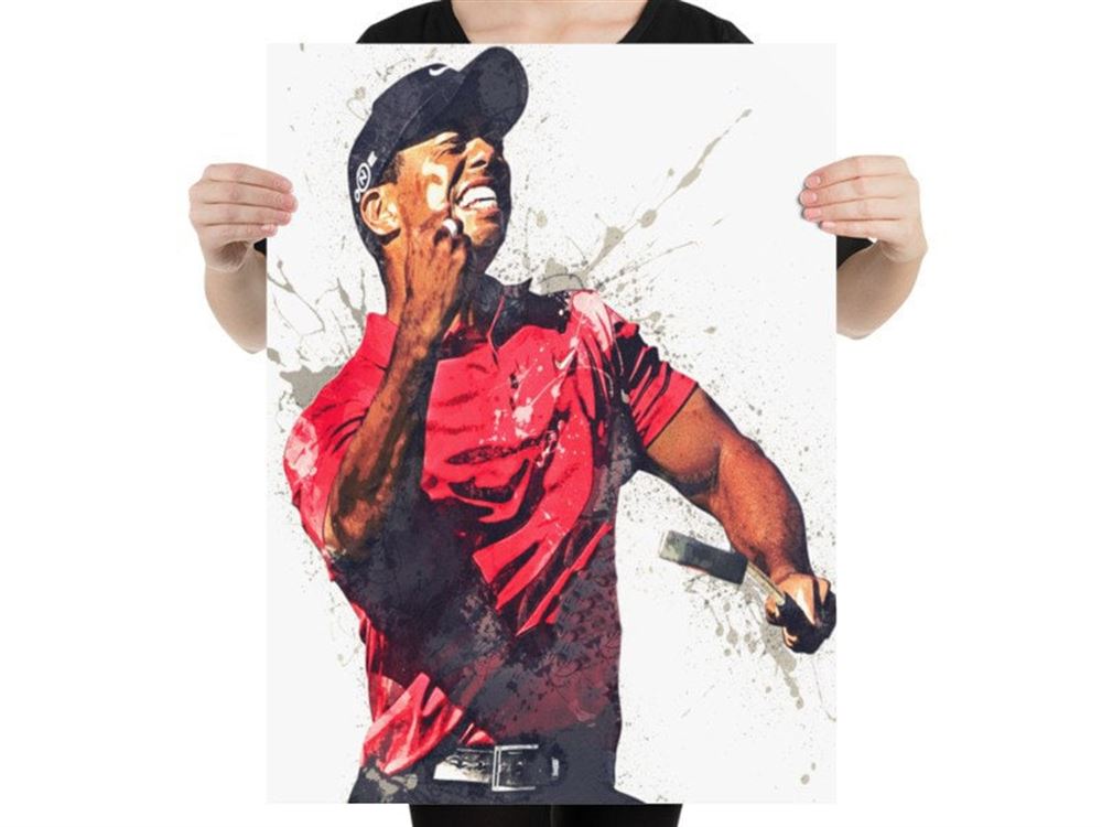 Tiger Woods Poster Gallery Canvas Wrap Fine Art Quality 2