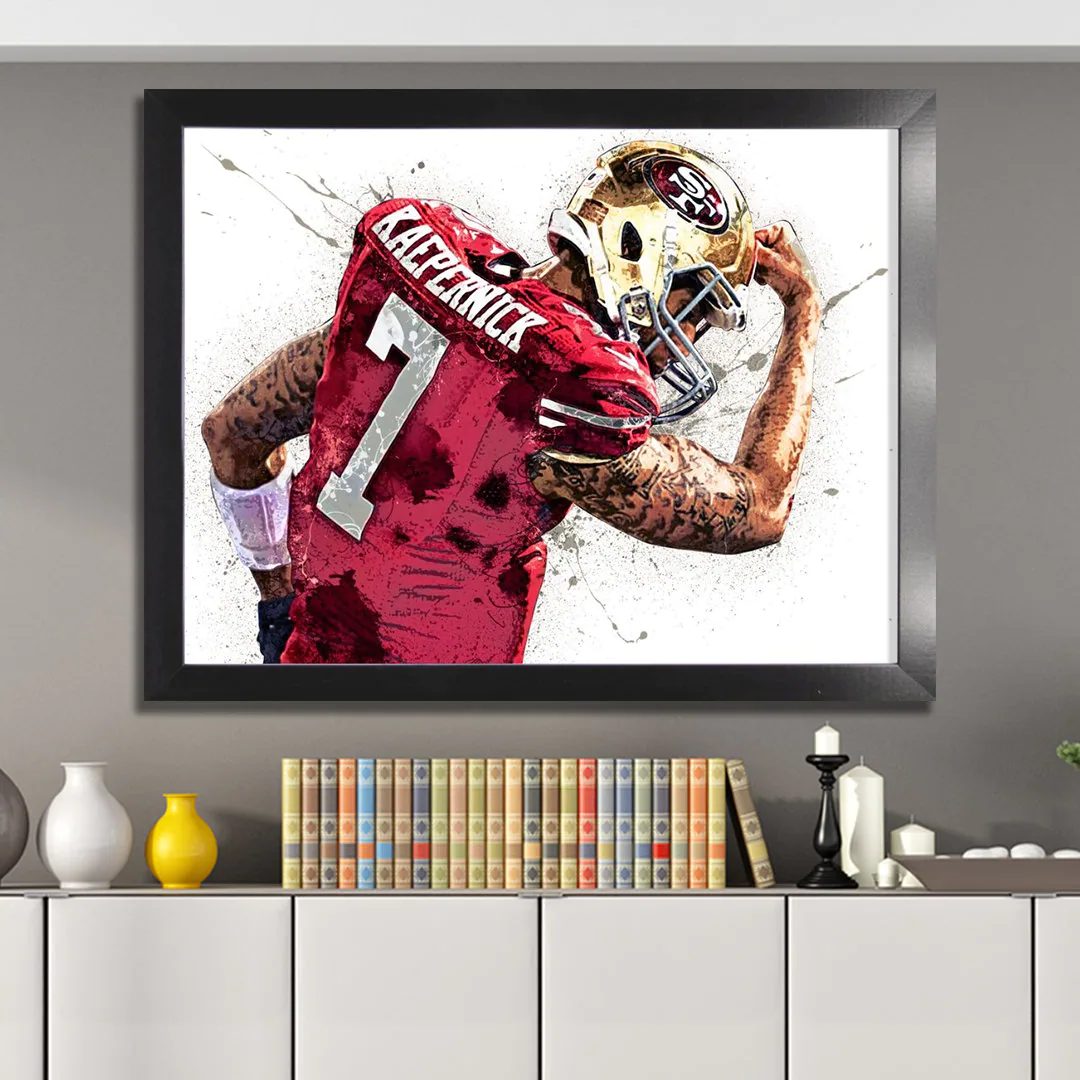 Colin Kaepernick Canvas San Francisco 49ers Poster Print 2