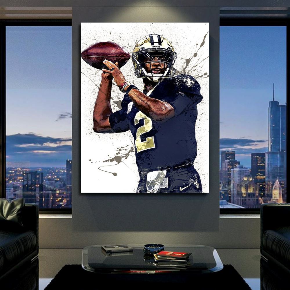 Jameis Winston Poster New Orleans Saints Print Canvas Wrap 2