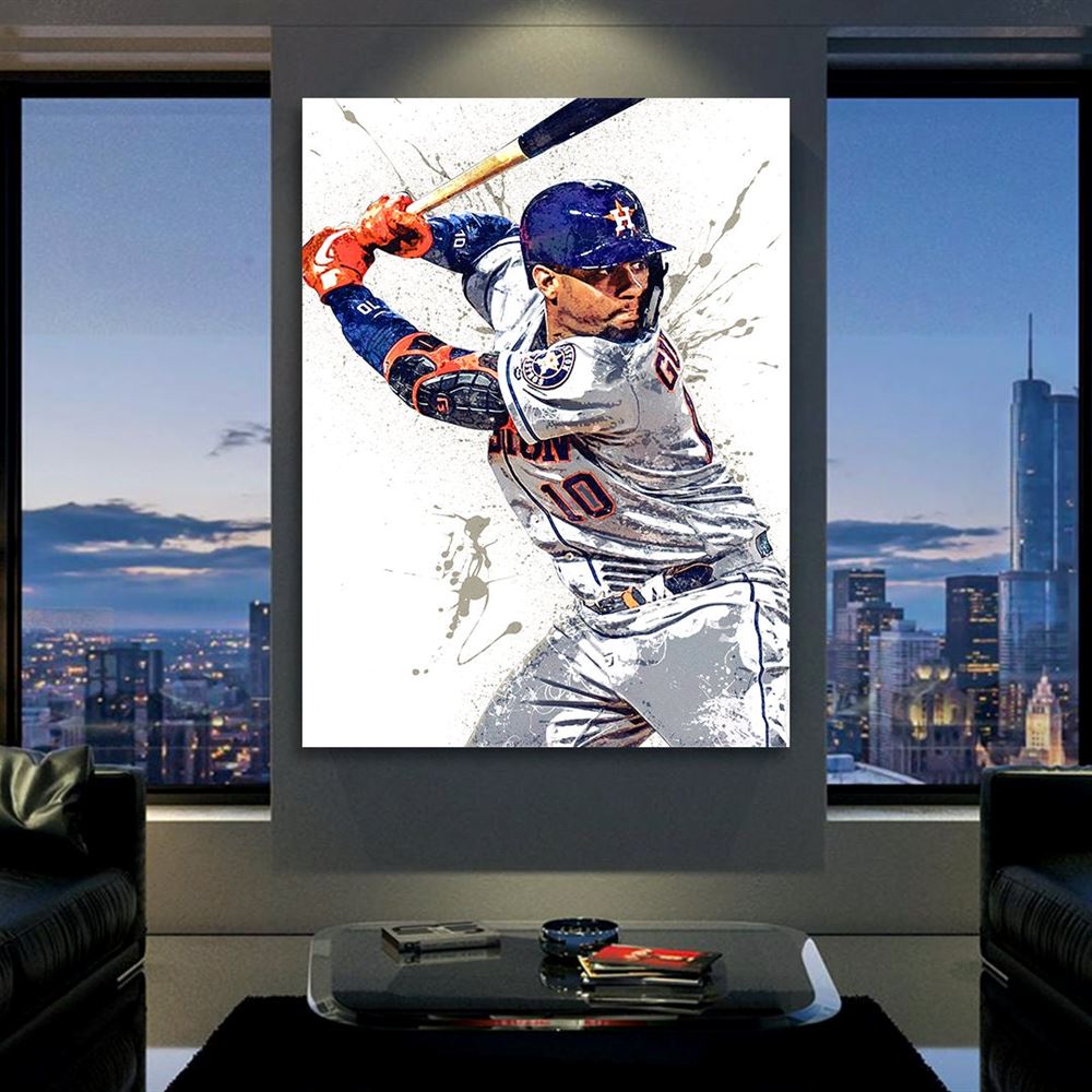 Yuli Gurriel Poster Houston Astros Canvas Wrap Poster 2