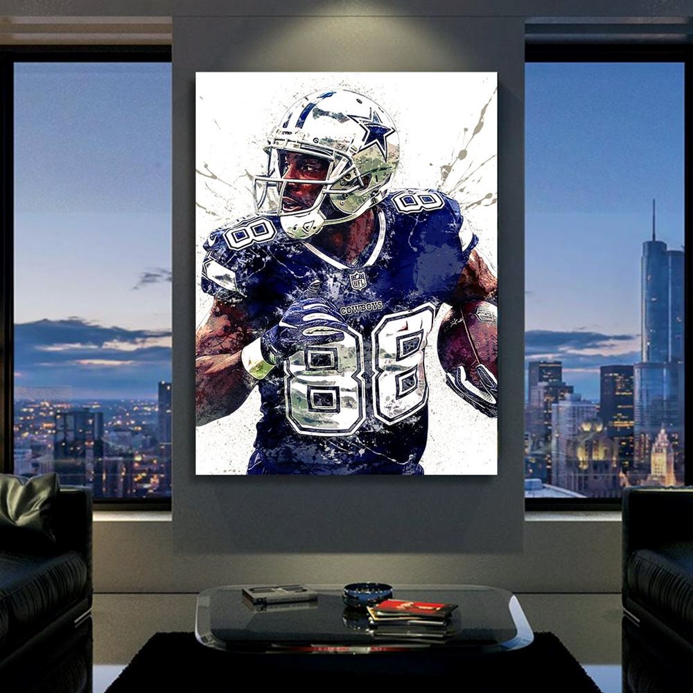 Dez Bryant Poster Dallas Cowboys Canvas Wrap Man Cave Bar 2