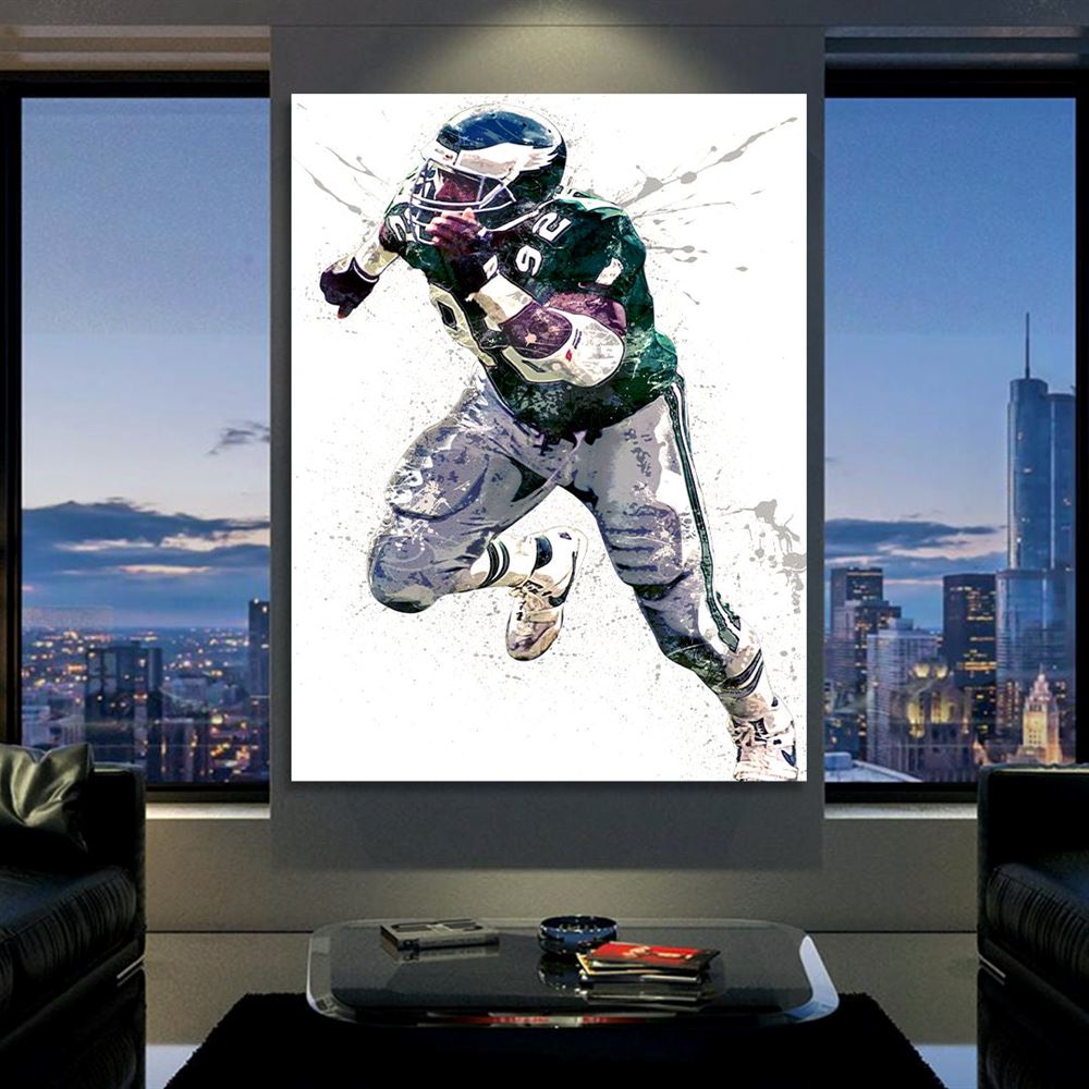 Reggie White Poster Philadelphia Eagles Canvas Wrap Man 2