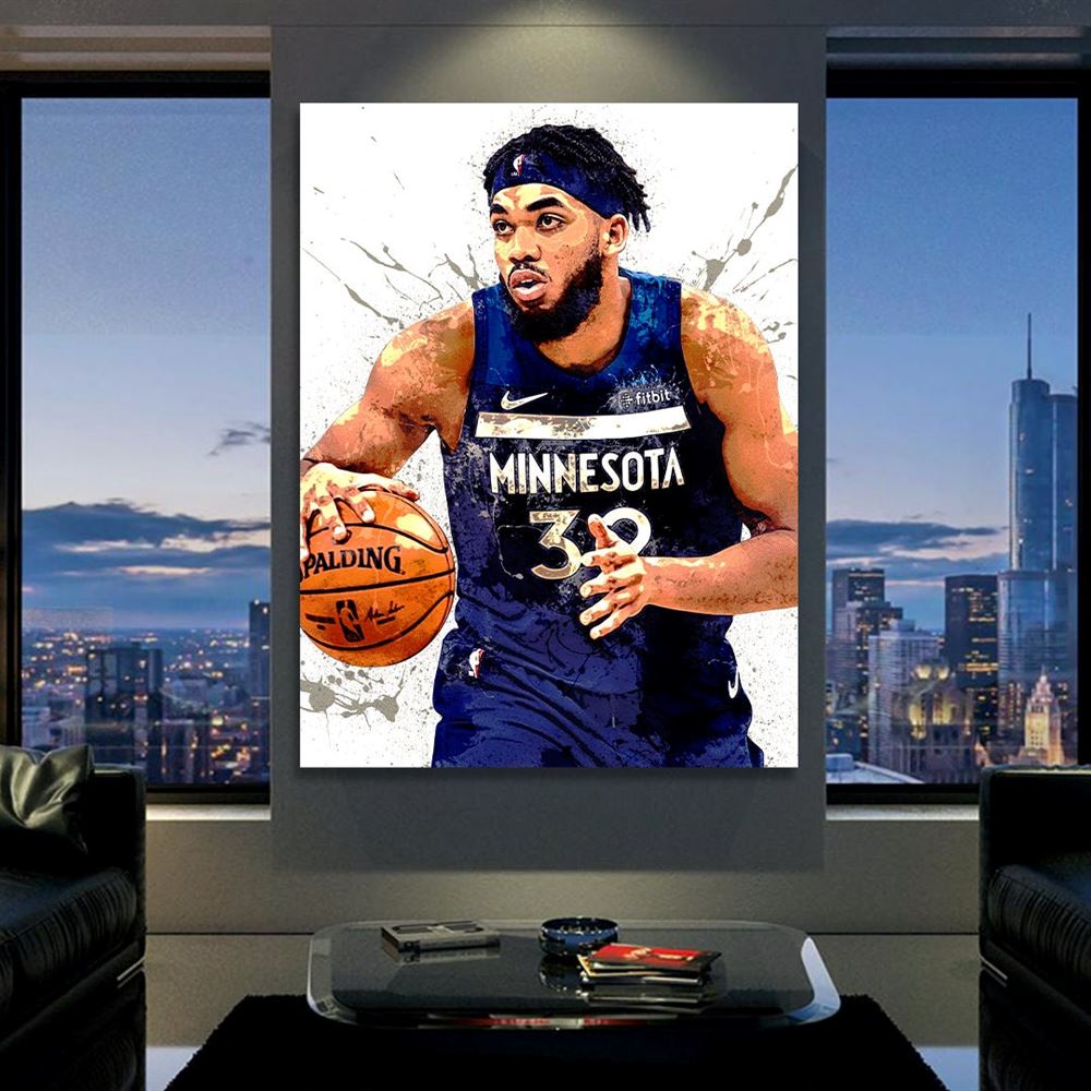 Karl Anthony Towns Poster Minnesota Timberwolves Canvas 2