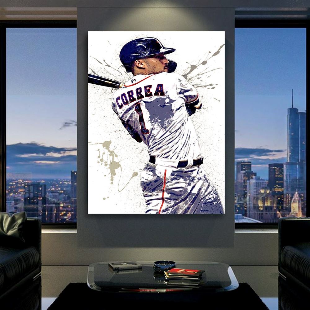 Carlos Correa Poster Houston Astros Canvas Wrap Poster 2