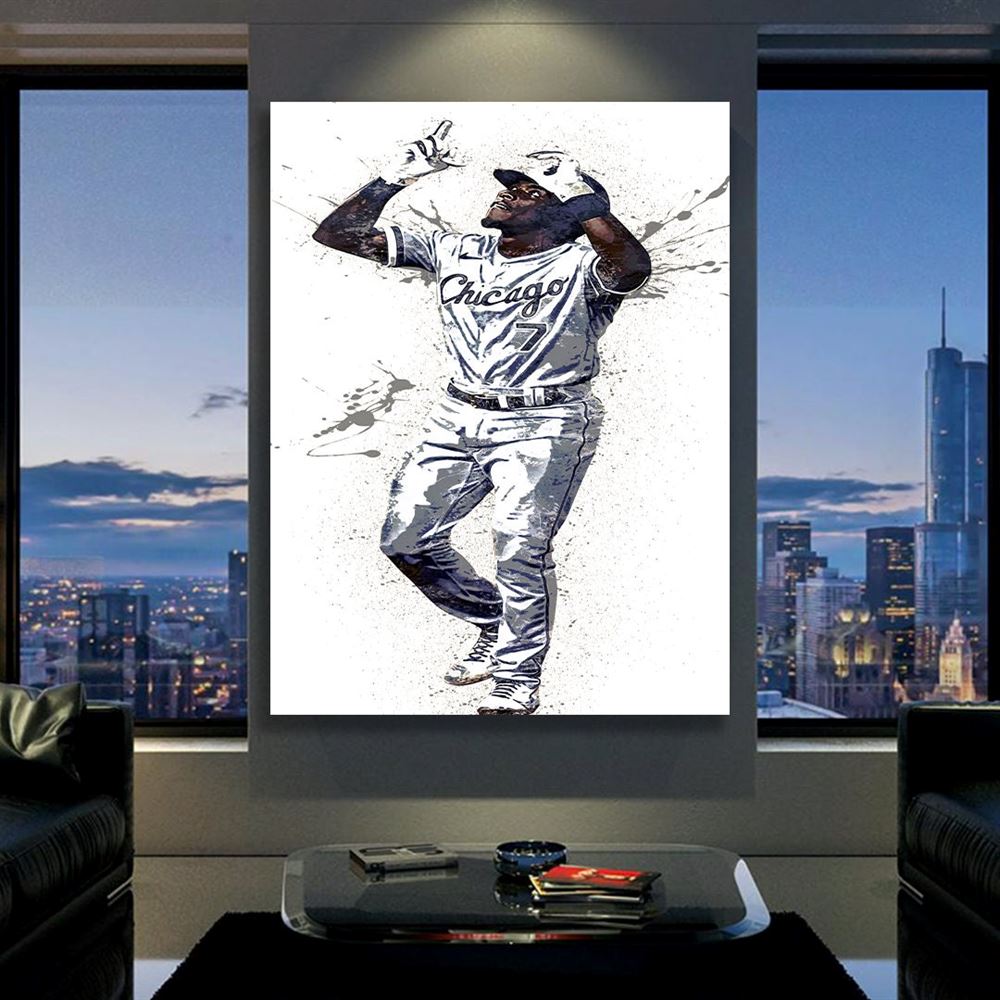 Tim Anderson Poster Chicago White Sox Canvas Wrap Poster 2