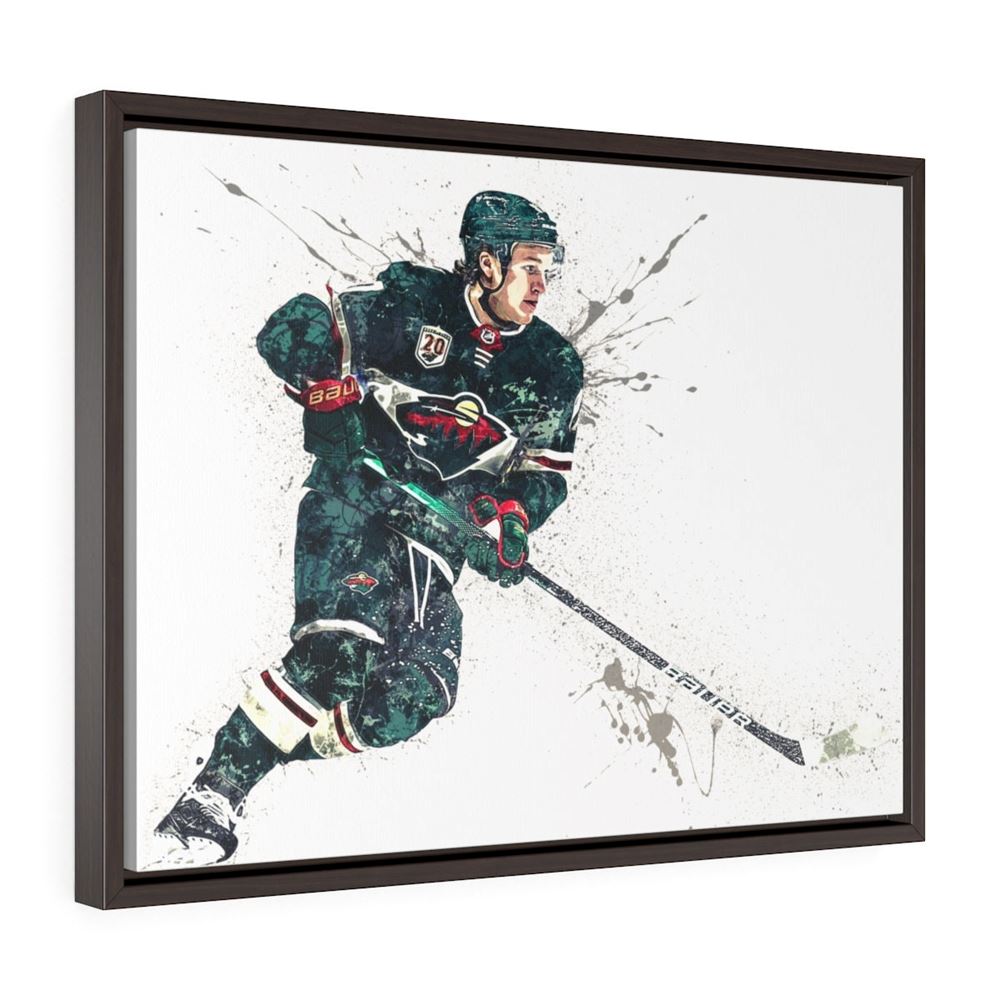 Kirill Kaprizov Poster Minnesota Wild Canvas Wrap Kids 2