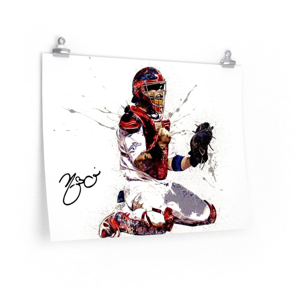 Yadier Molina Poster St Louis Cardinals Canvas Wrap Man 2