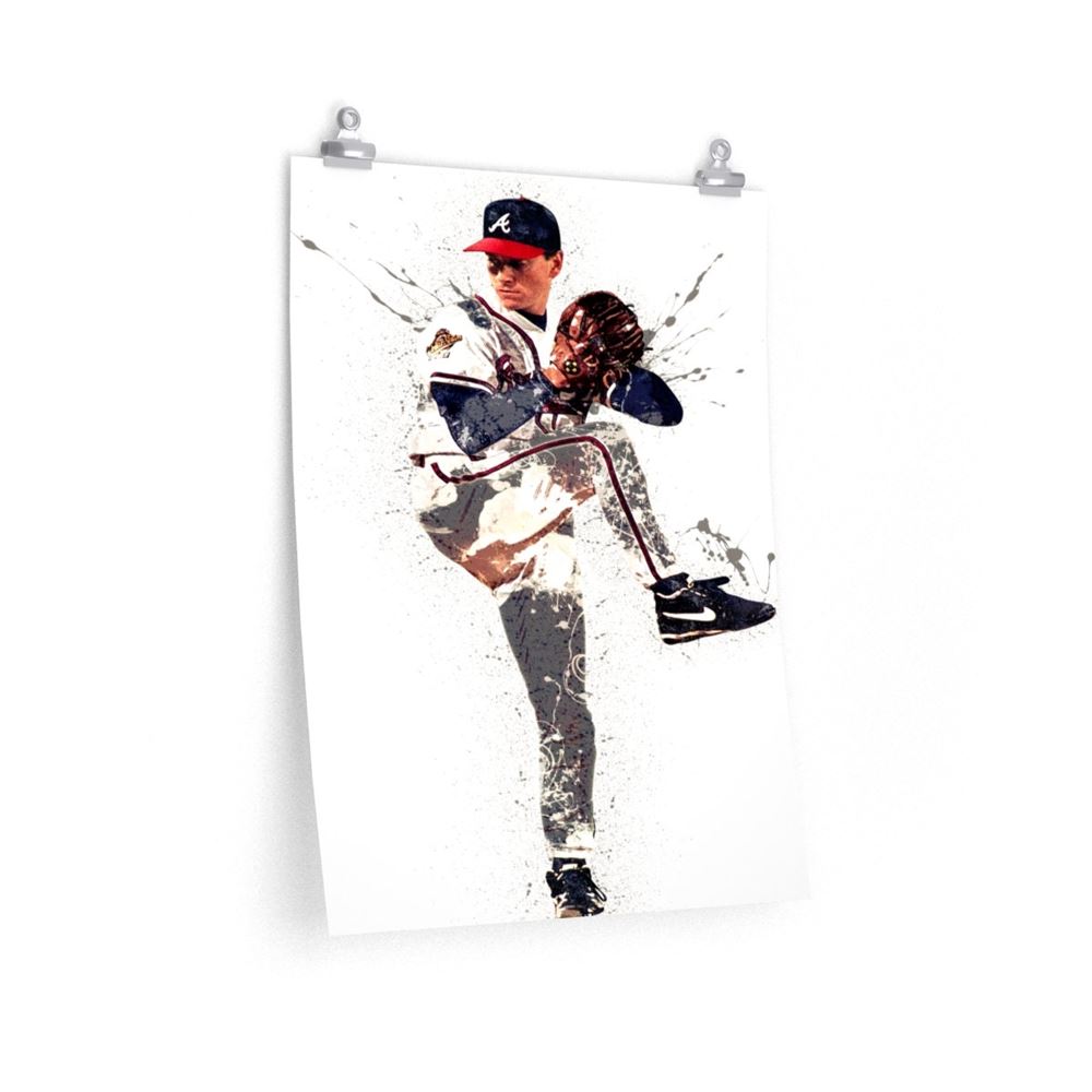 Tom Glavine Poster Atlanta Braves Canvas Wrap Kids Room 2