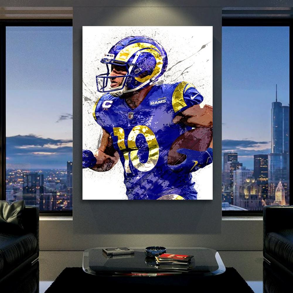 Cooper Kupp Poster Los Angeles Rams Canvas Wrap Kids Room 2