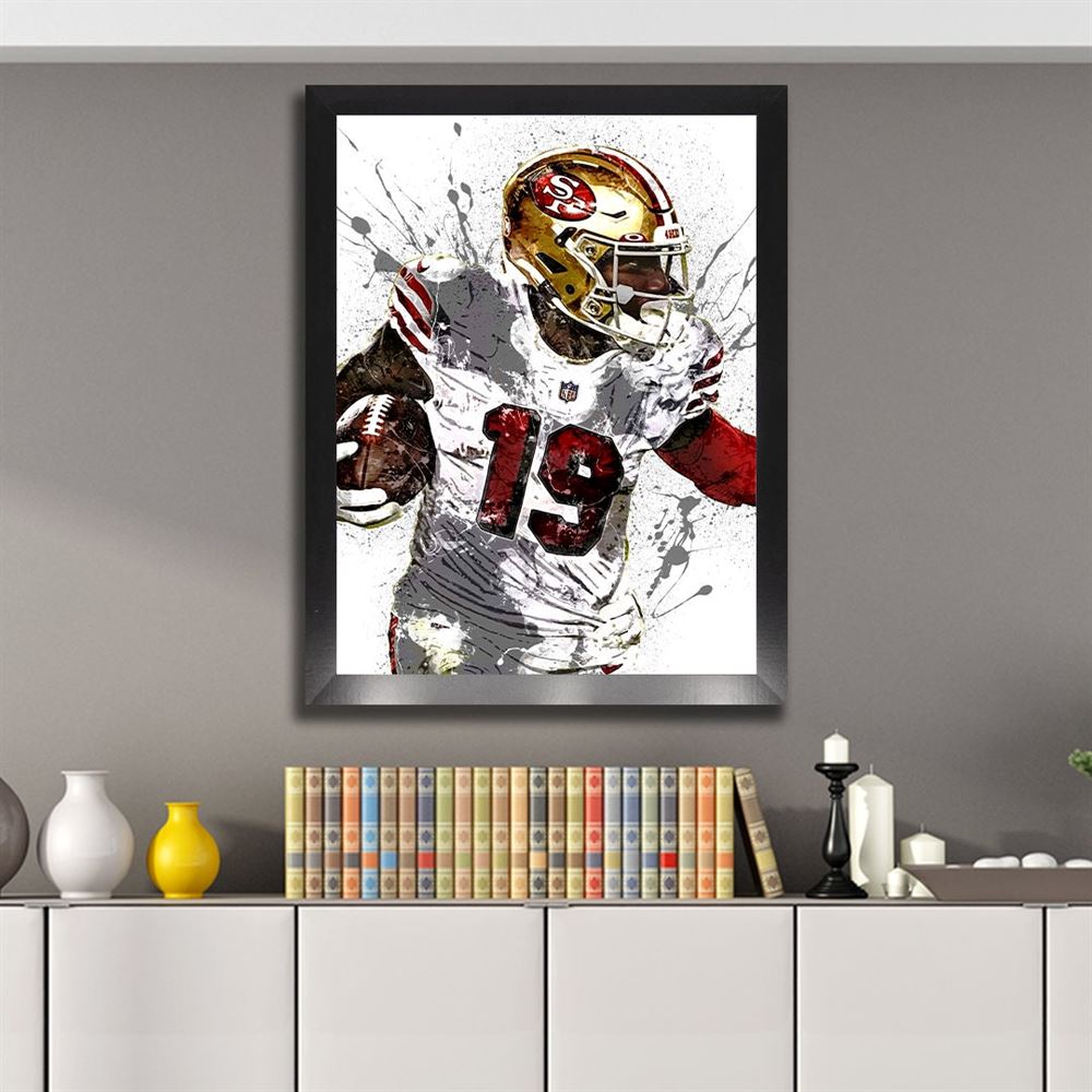 Deebo Samuel Poster San Francisco 49ers Canvas Wrap Man 2