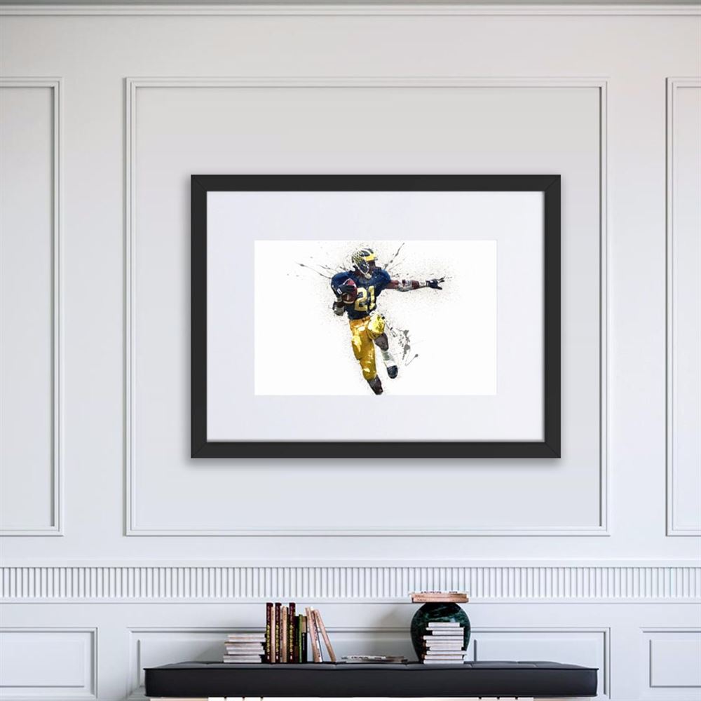 Desmond Howard Heisman Pose Poster Michigan Wolverines 2