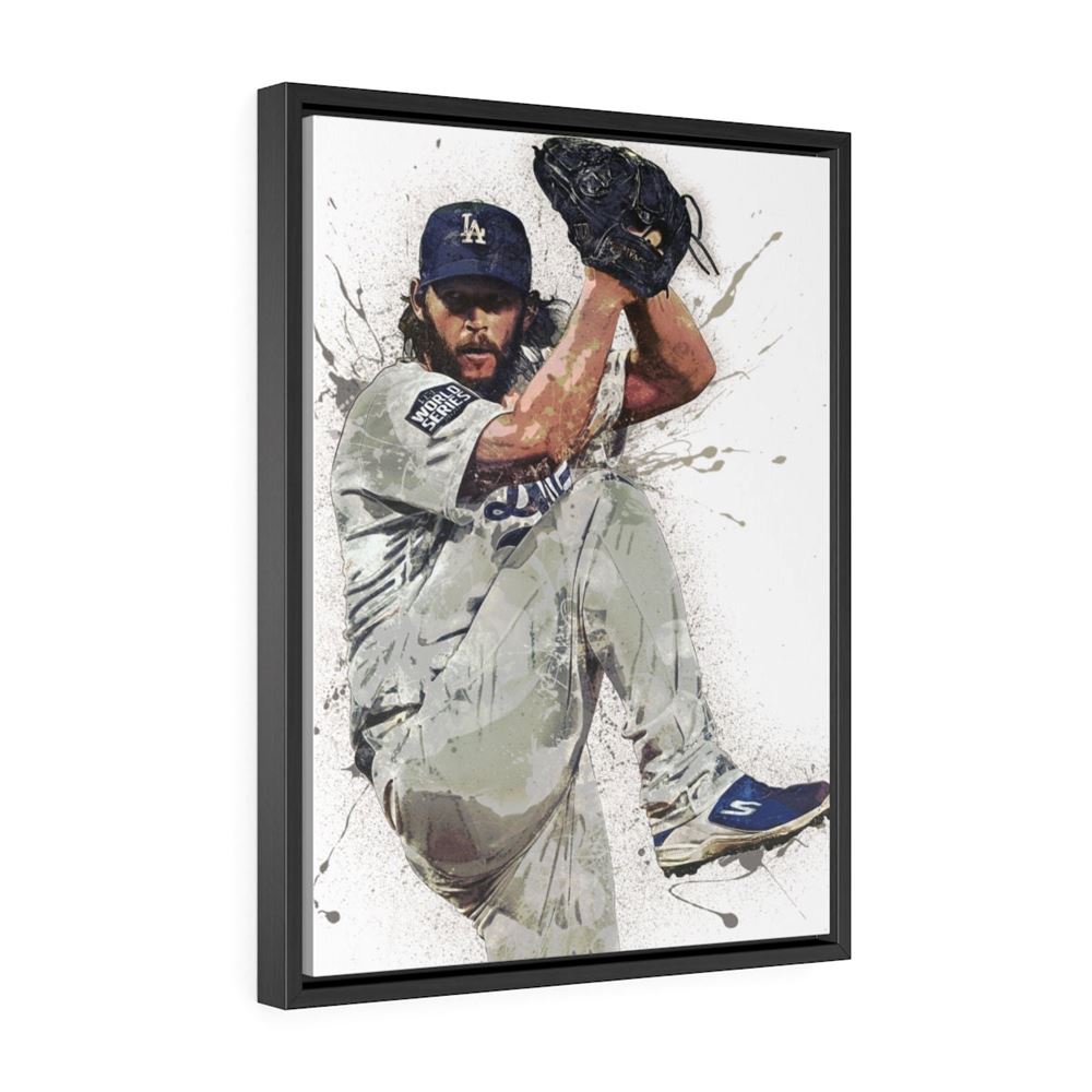 Clayton Kershaw Poster Los Angeles Dodgers Canvas Wrap Kids 2