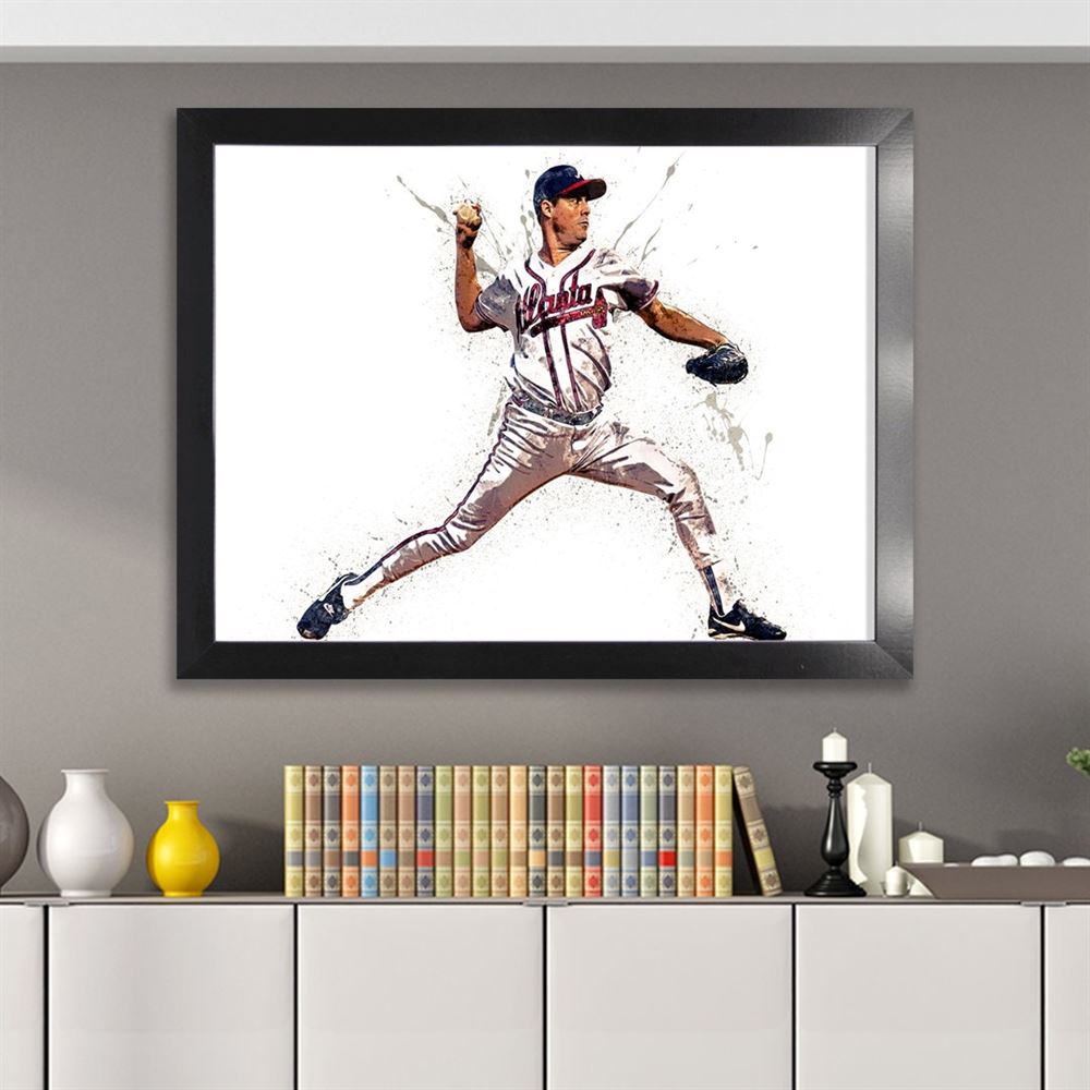 Greg Maddux Poster Atlanta Braves Canvas Wrap Kids Room 2