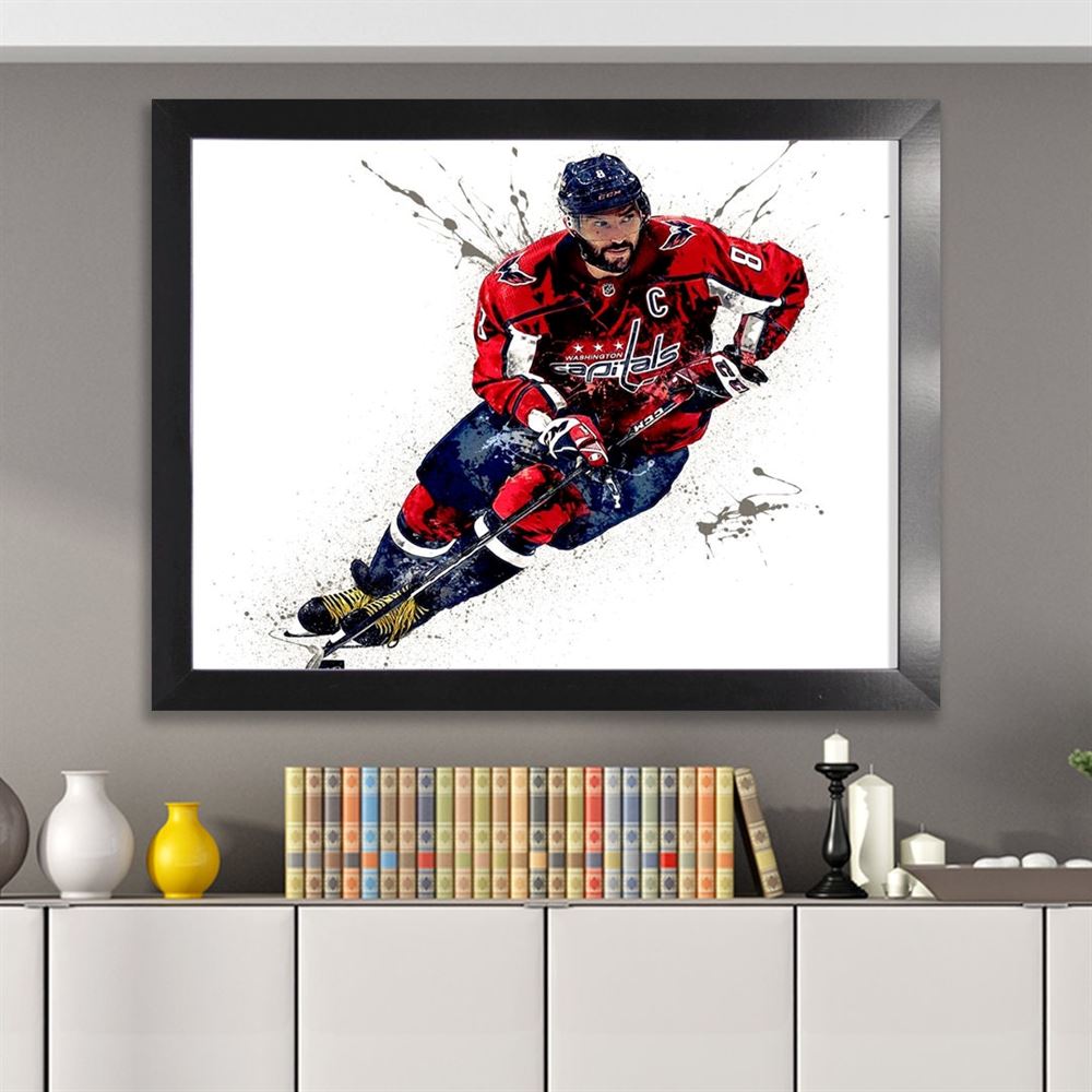 Alexander Ovechkin Poster Washington Capitals Canvas Wrap 2