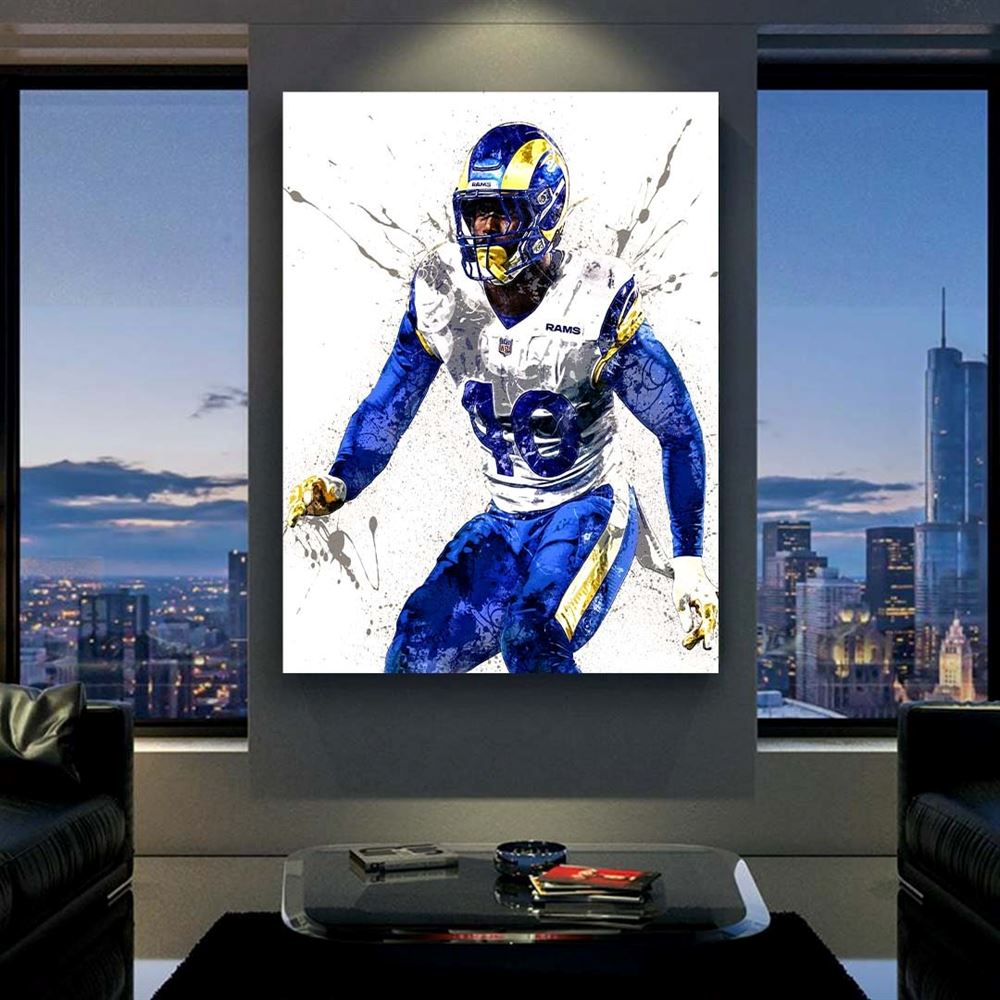 Von Miller Poster Los Angeles Rams Canvas Wrap Kids Room 2