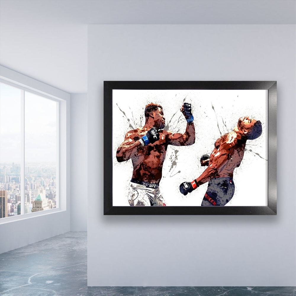 Francis Ngannou Poster Canvas Wrap Ufc Champion Man Cave 2