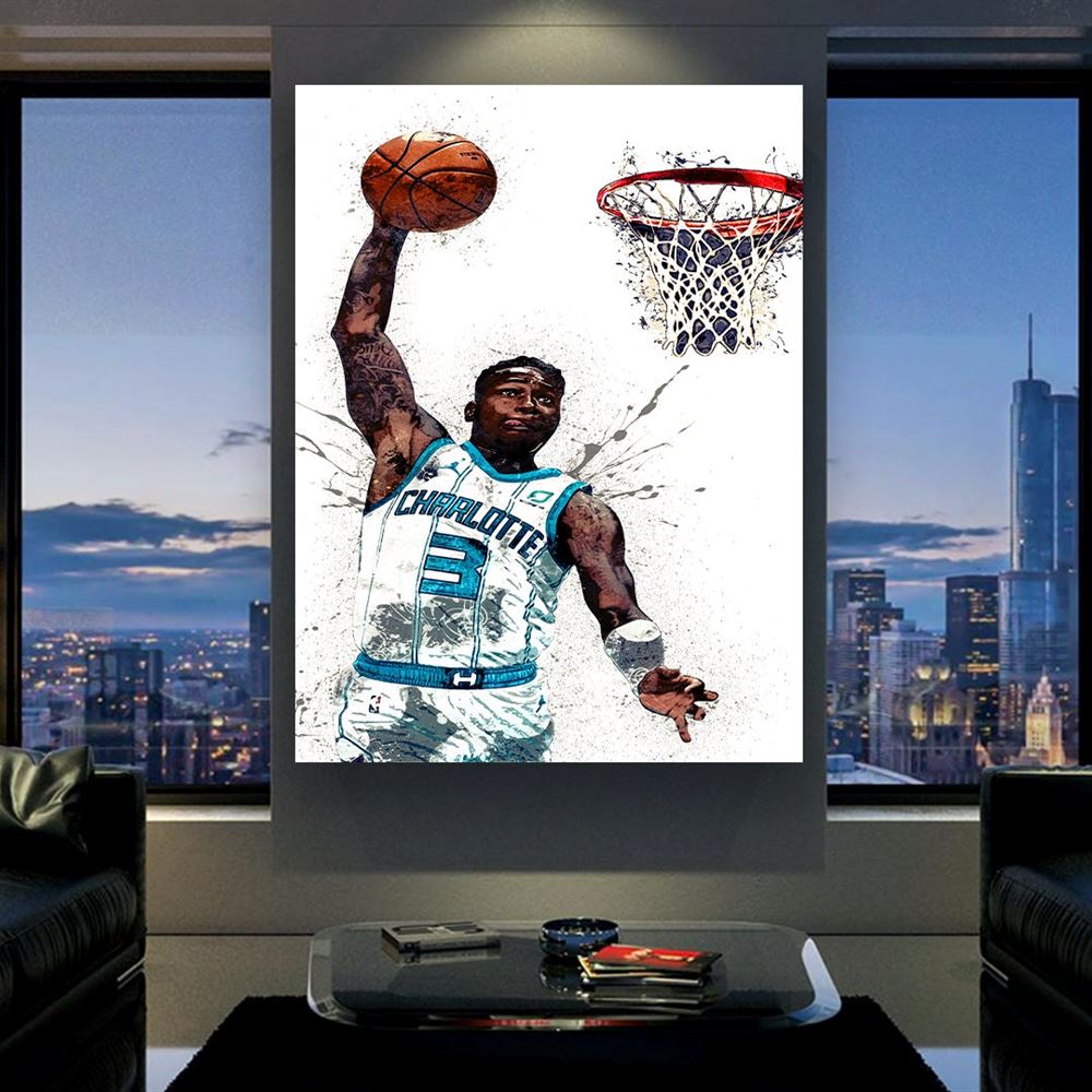 Terry Rozier Poster Charlotte Hornets Canvas Wrap Fine Art 2