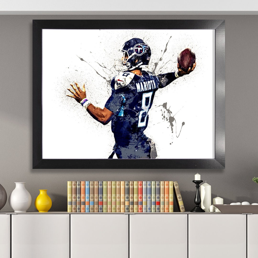 Marcus Mariota Poster Tennessee Titans Canvas Wrap Man 2