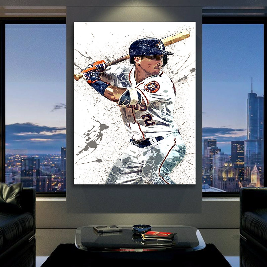 Alex Bregman Poster Houston Astros Canvas Wrap Poster 2