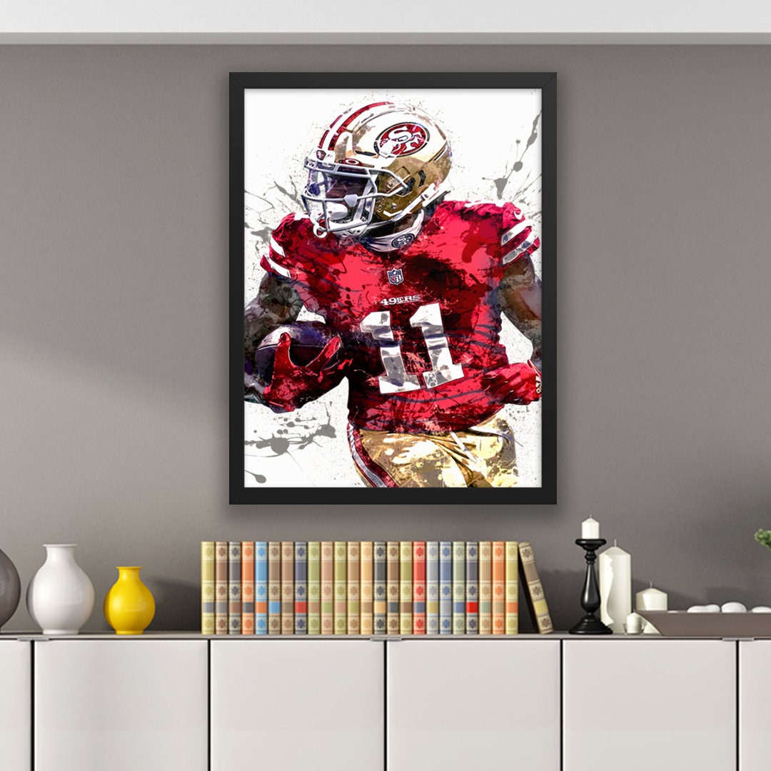 Brandon Aiyuk Poster San Francisco 49ers Canvas Wrap Man 2