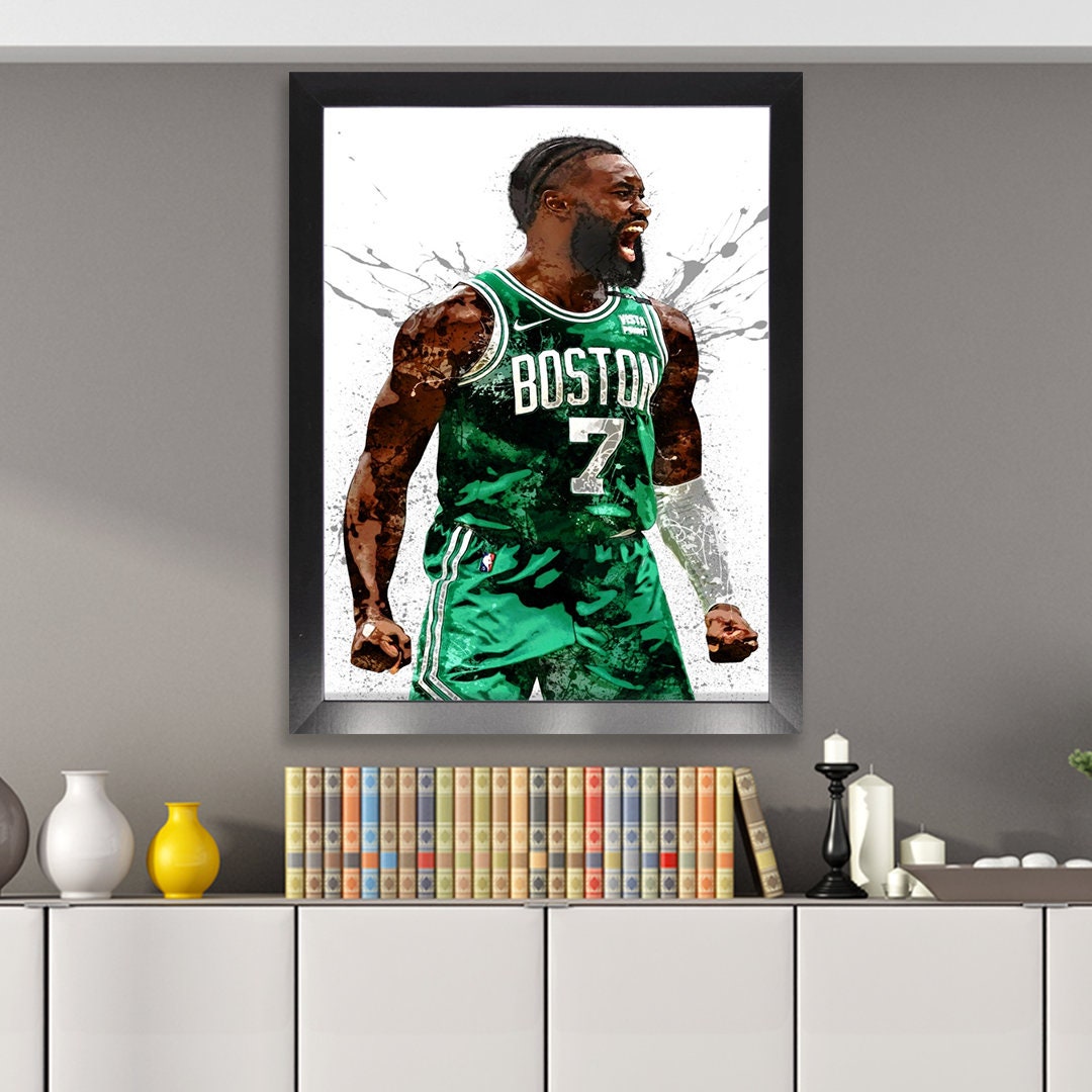 Jaylen Brown Poster Boston Celtics Canvas Wrap Kids Room 2