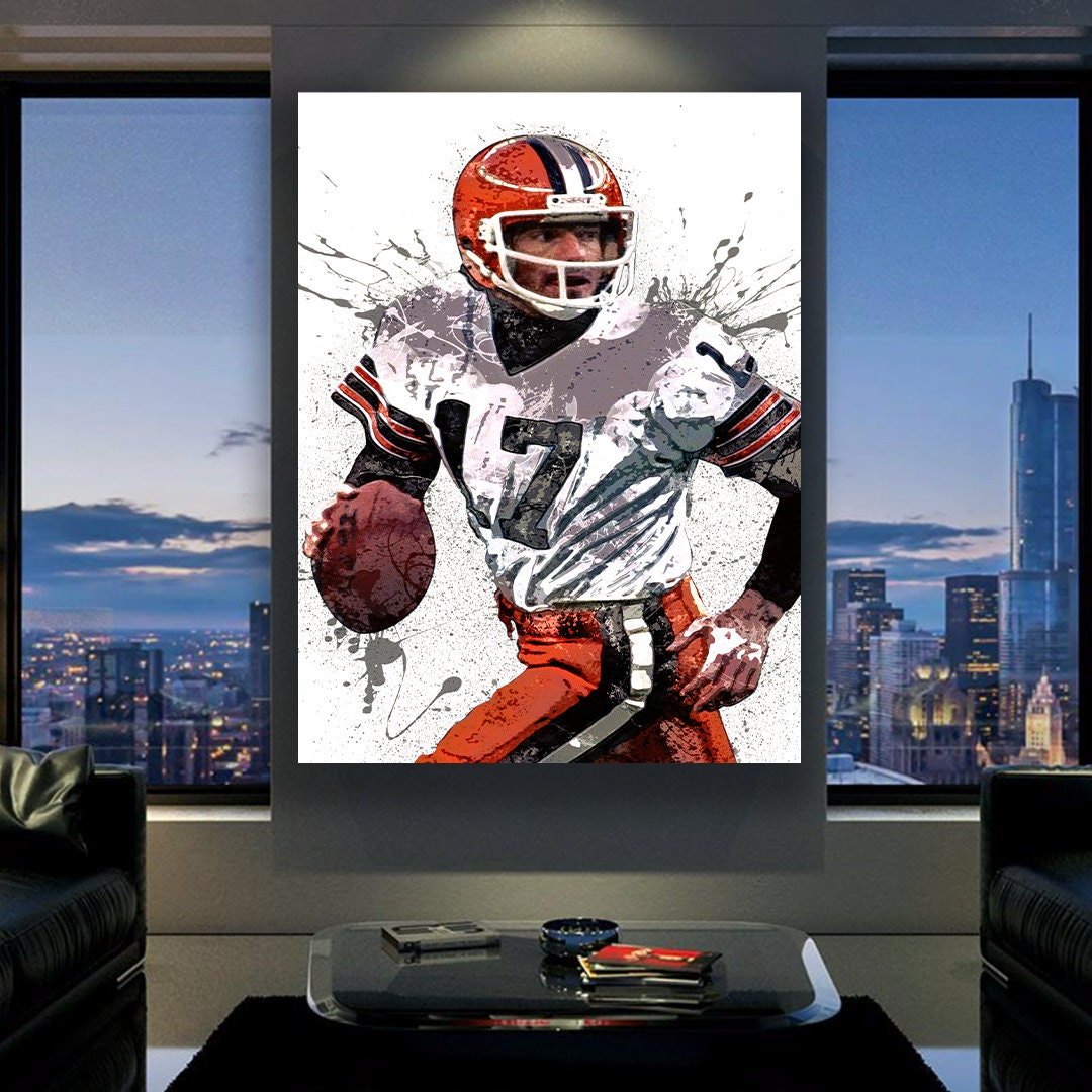 Brian Sipe Poster Cleveland Browns Gallery Canvas Wrap Man 2