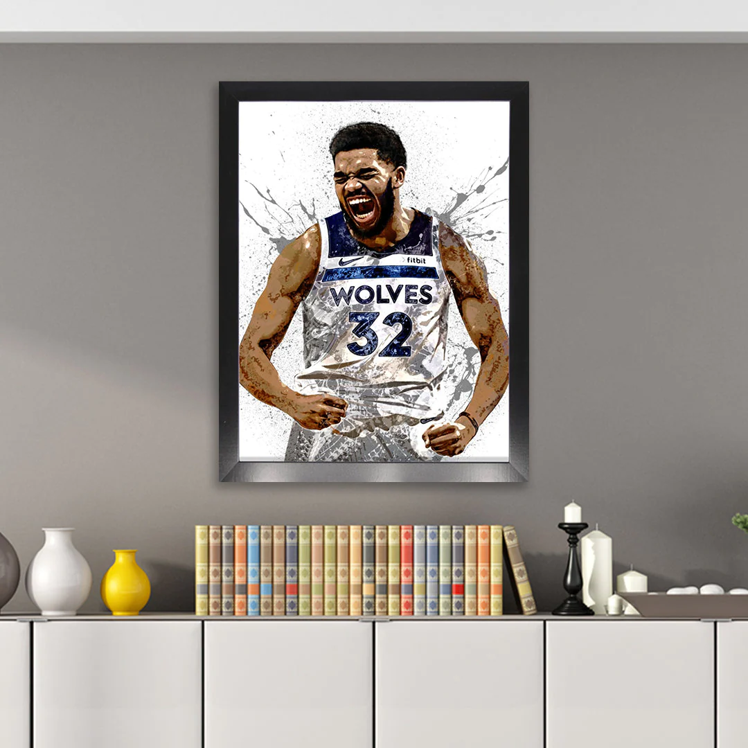 Karl Anthony Towns Poster Minnesota Timberwolves Canvas 2