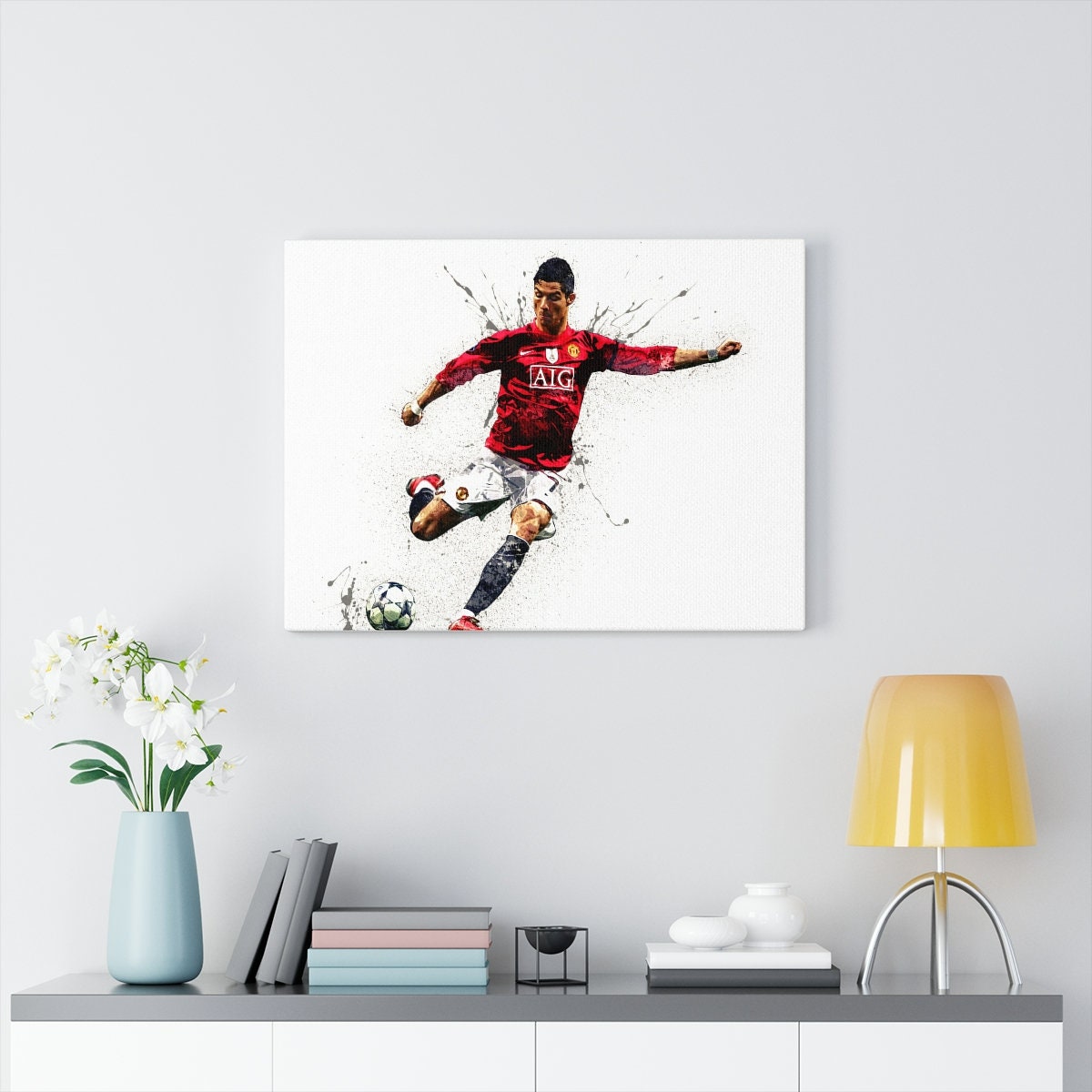 Cristiano Ronaldo Poster Or Canvas Wrap Fine Art Quality Man 2