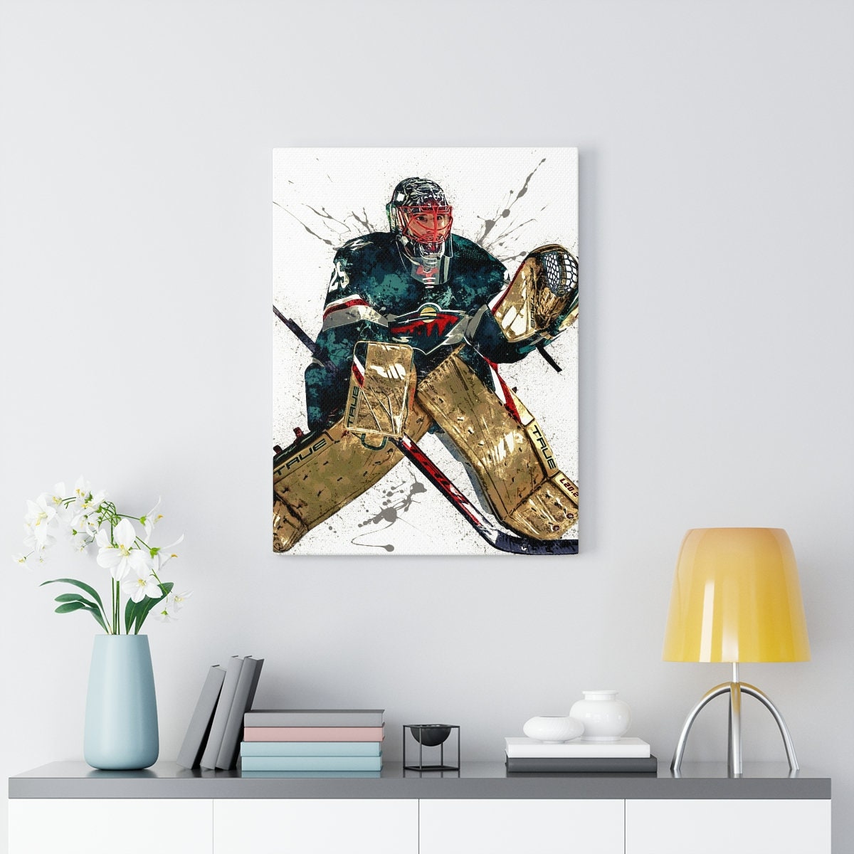 Marc-andre Fleury Poster Minnesota Wild Canvas Wrap Kids 2